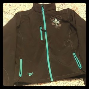 Turquoise Soft Shell jacket